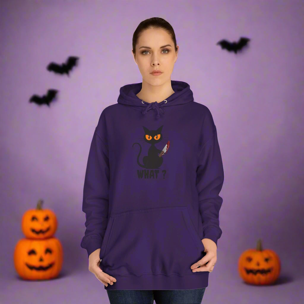 What? Black Cat Hoodie
