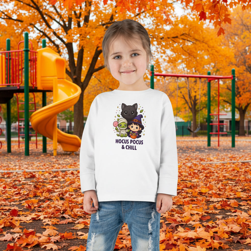 Hocus Pocus & Chill Toddler Long Sleeve T-shirt