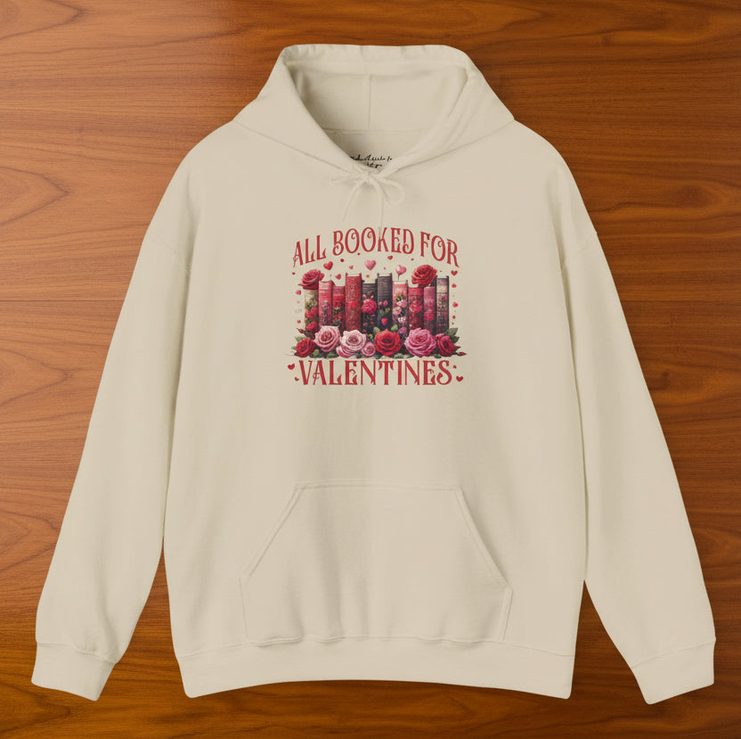 All Booked for Valentines Hoodie
