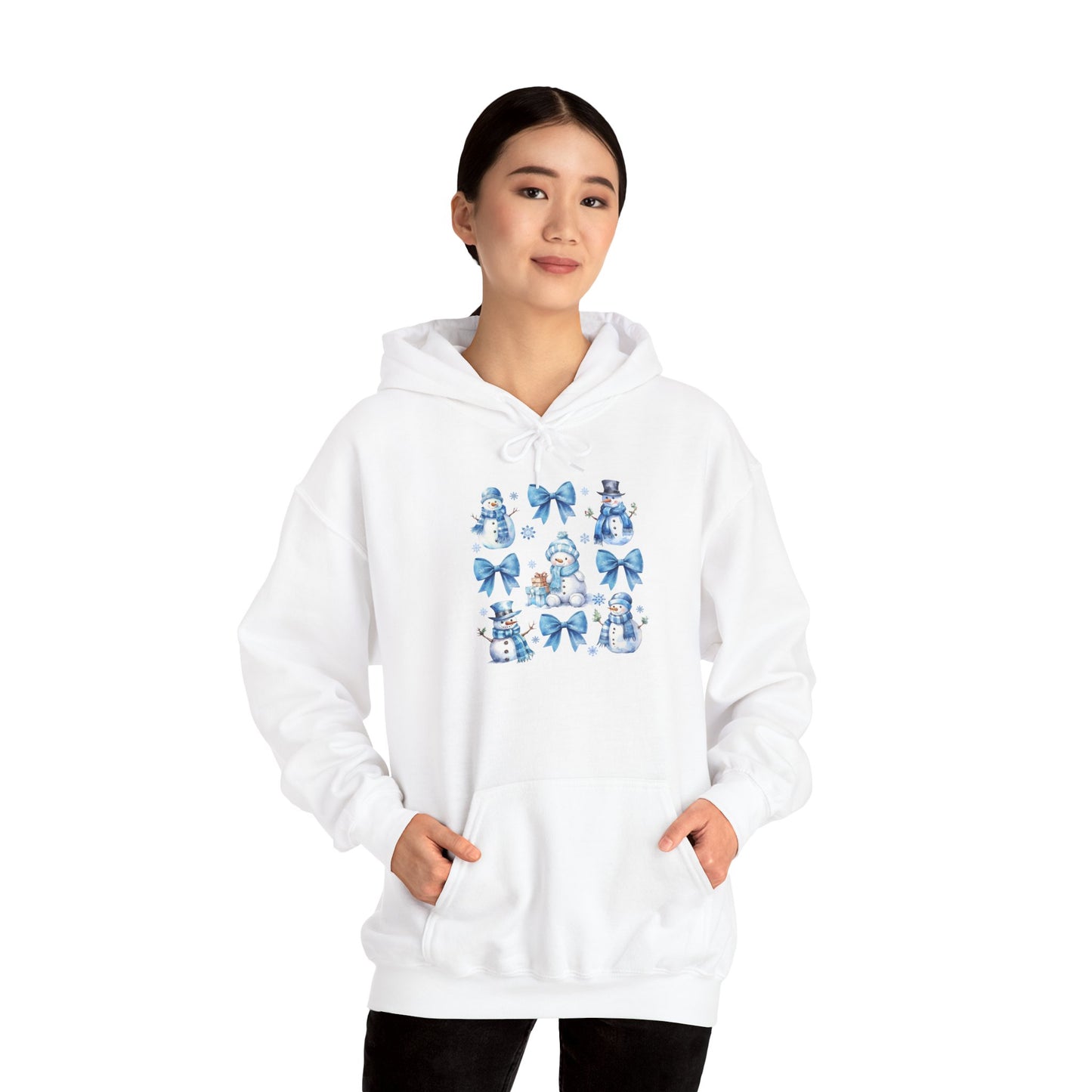 Coquette Winter Snowman Hoodie
