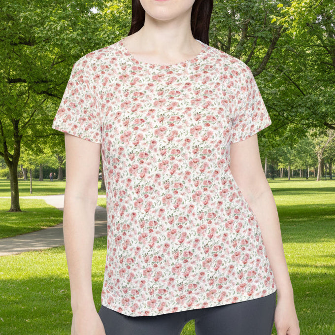 Pink Roses Women's Sports Jersey