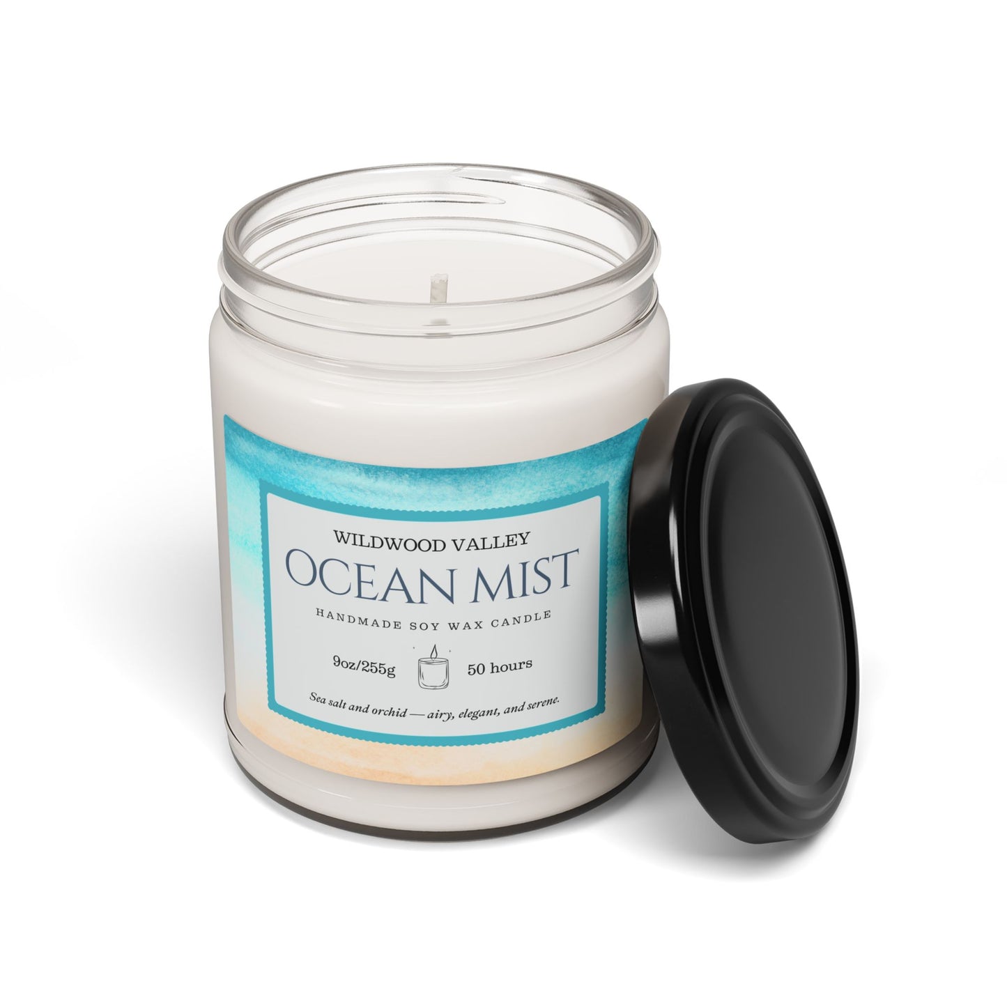 Ocean Mist Scented Soy Candle