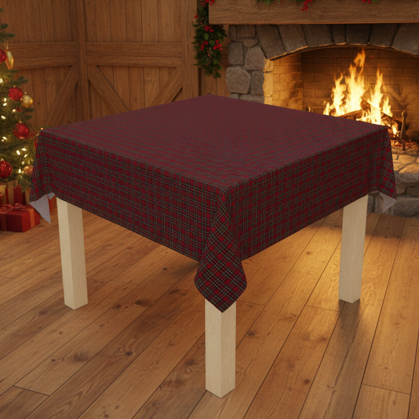 Christmas Eve Plaid Tablecloth