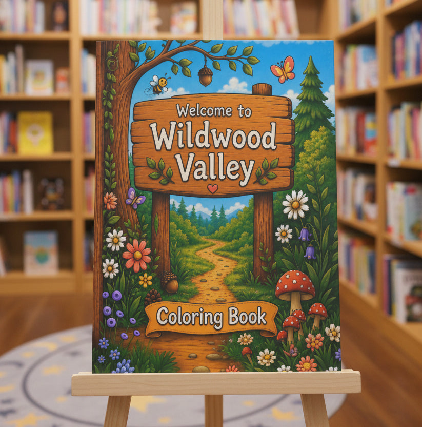 Wildwood Valley Coloring Book