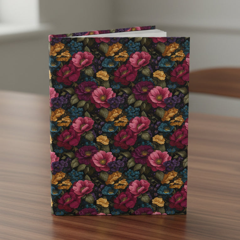 Vintage Floral Hardcover Journal