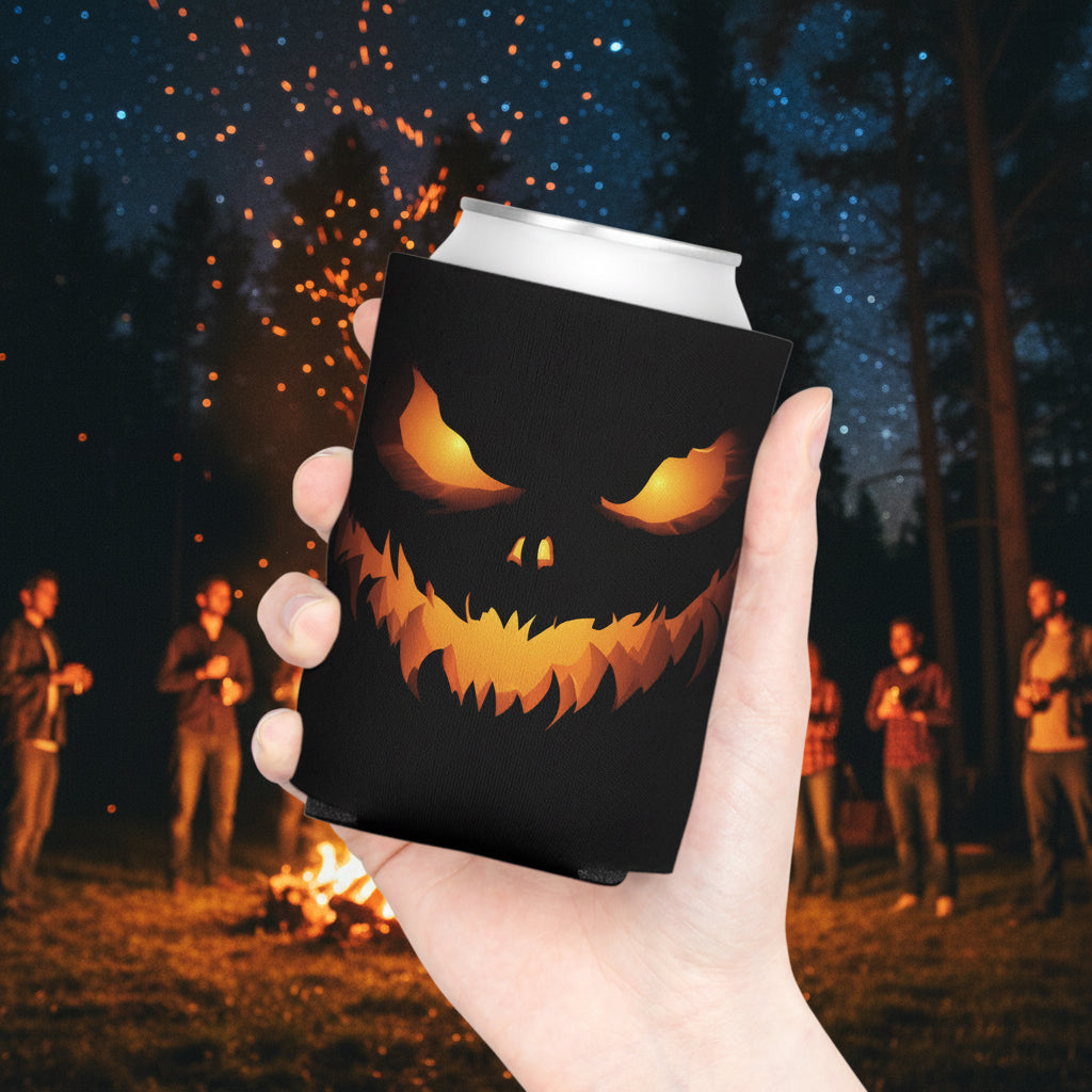 Spooky Jack-O'-Lantern Can Sleeve