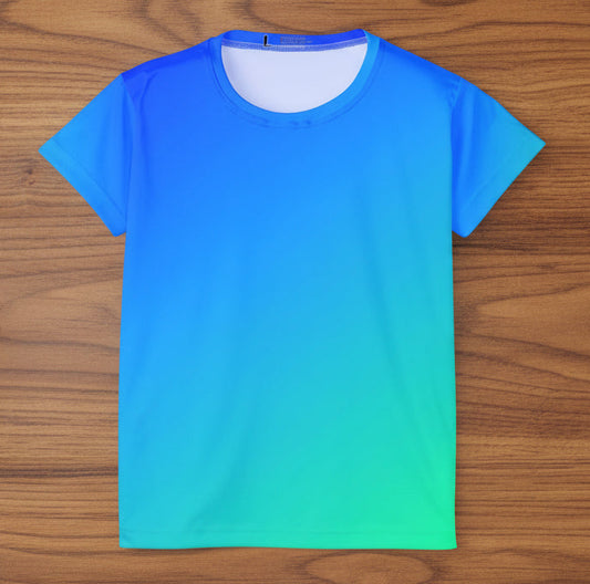 Women’s Blue Ombré Active Sports Jersey