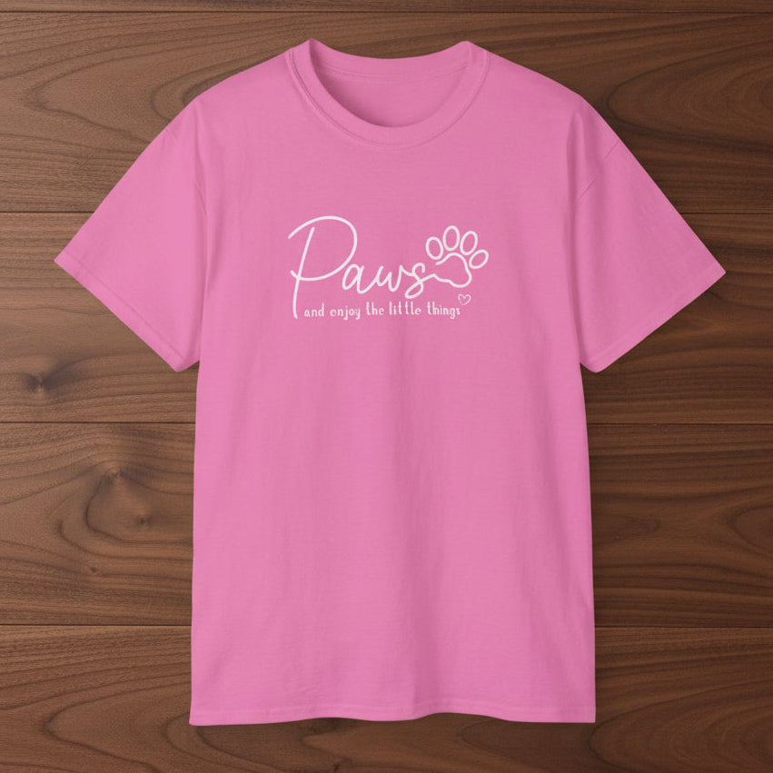 Paws And Enjoy The Little Things T‑Shirt