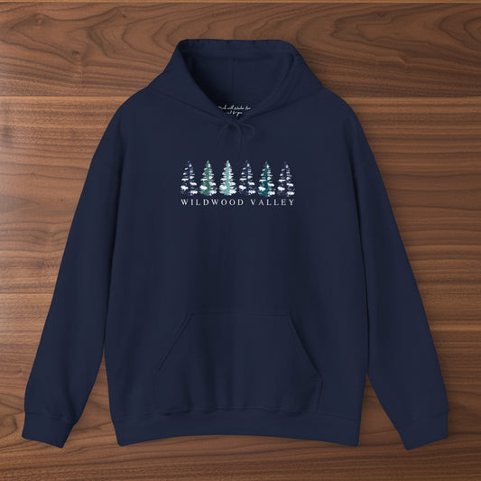 Wildwood Valley Winter Woodland Hoodie