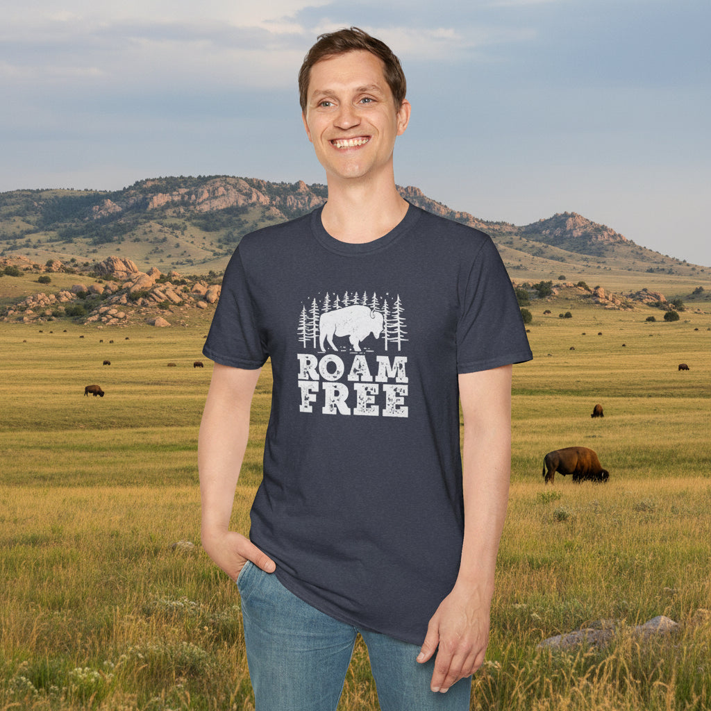Roam Free Bison T-Shirt