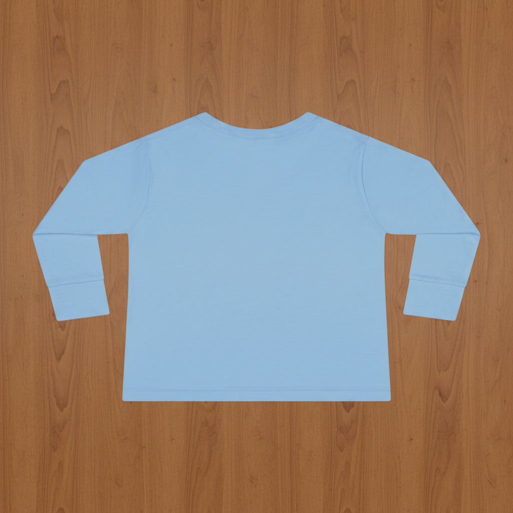 Little Red Monster Toddler Long Sleeve Tee