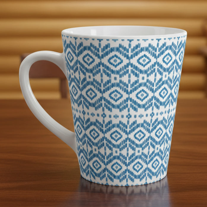 Blue Diamond Latte Mug