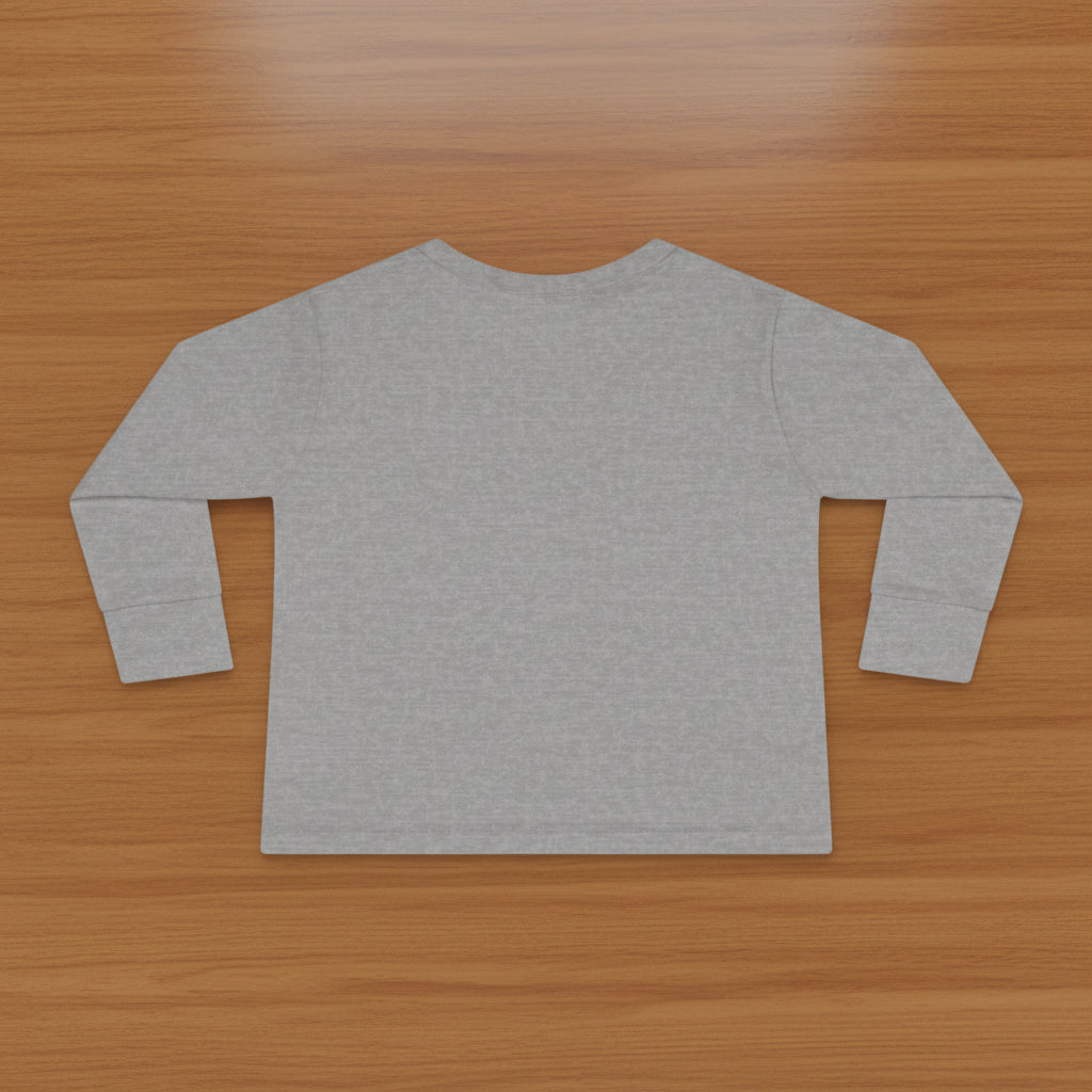 Little Red Monster Toddler Long Sleeve Tee