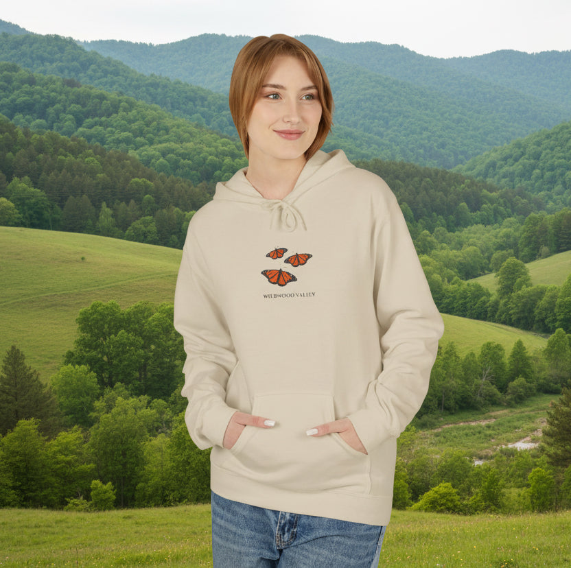 Monarch Butterflies Wildwood Valley Hoodie