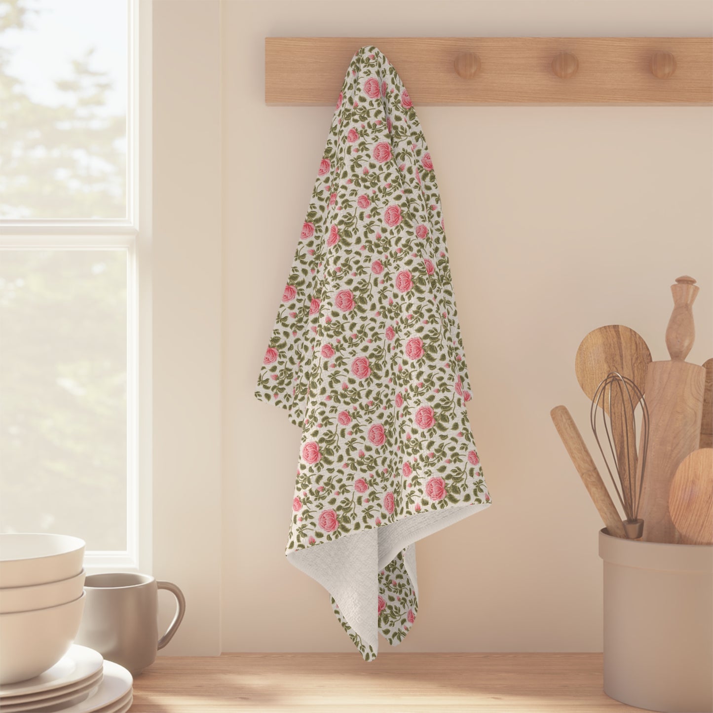 Vintage Roses Kitchen Towel