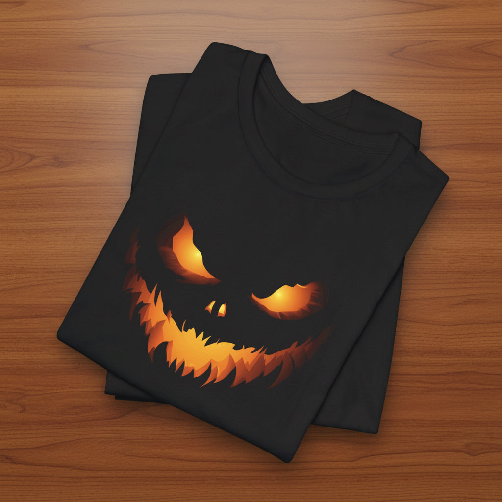 Spooky Jack-O'-Lantern Face T-Shirt