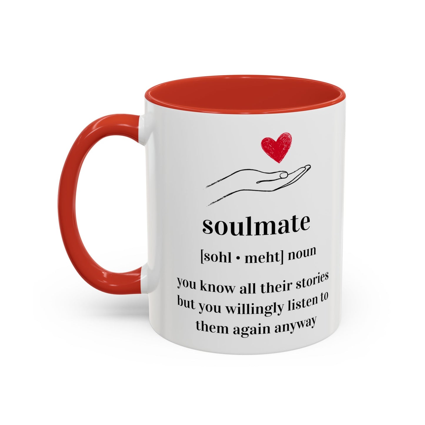 Soulmate Definition Accent Coffee Mug