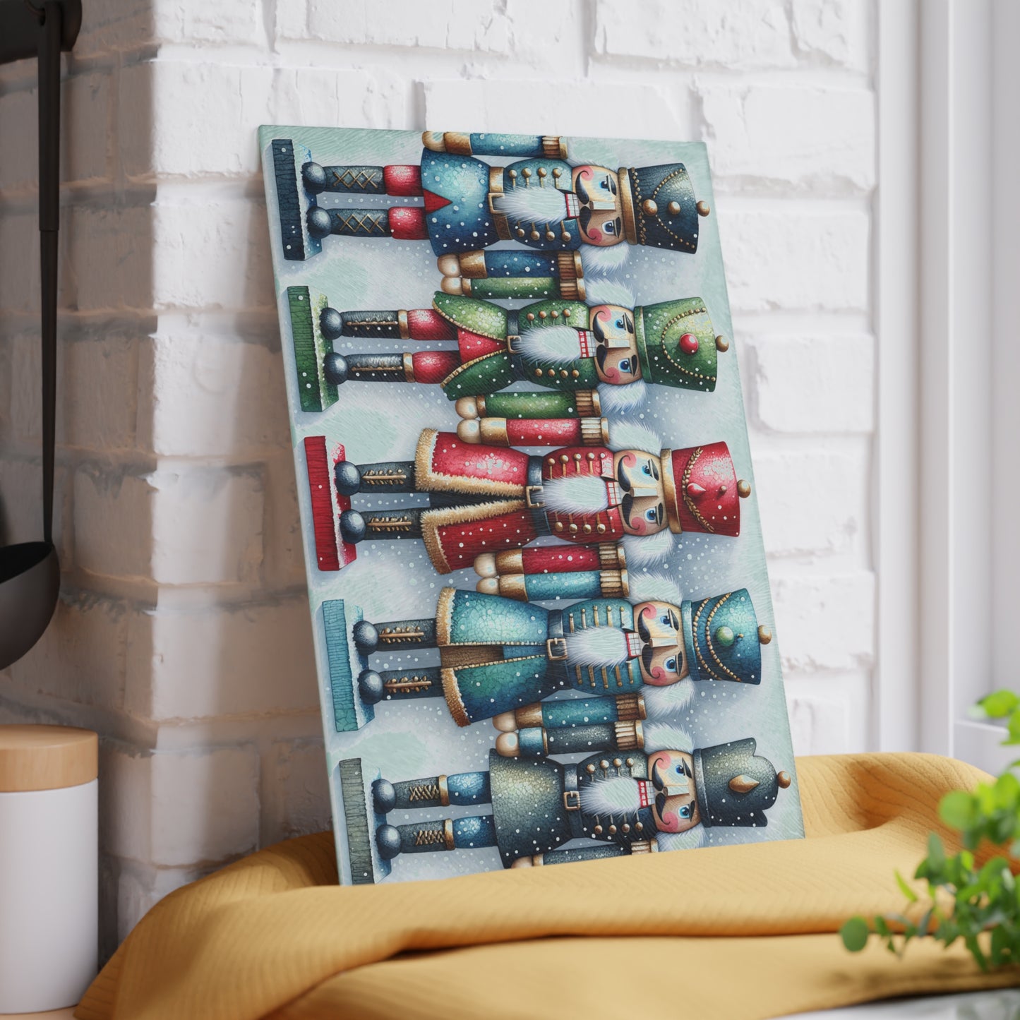 Nutcracker Glass Cutting Board