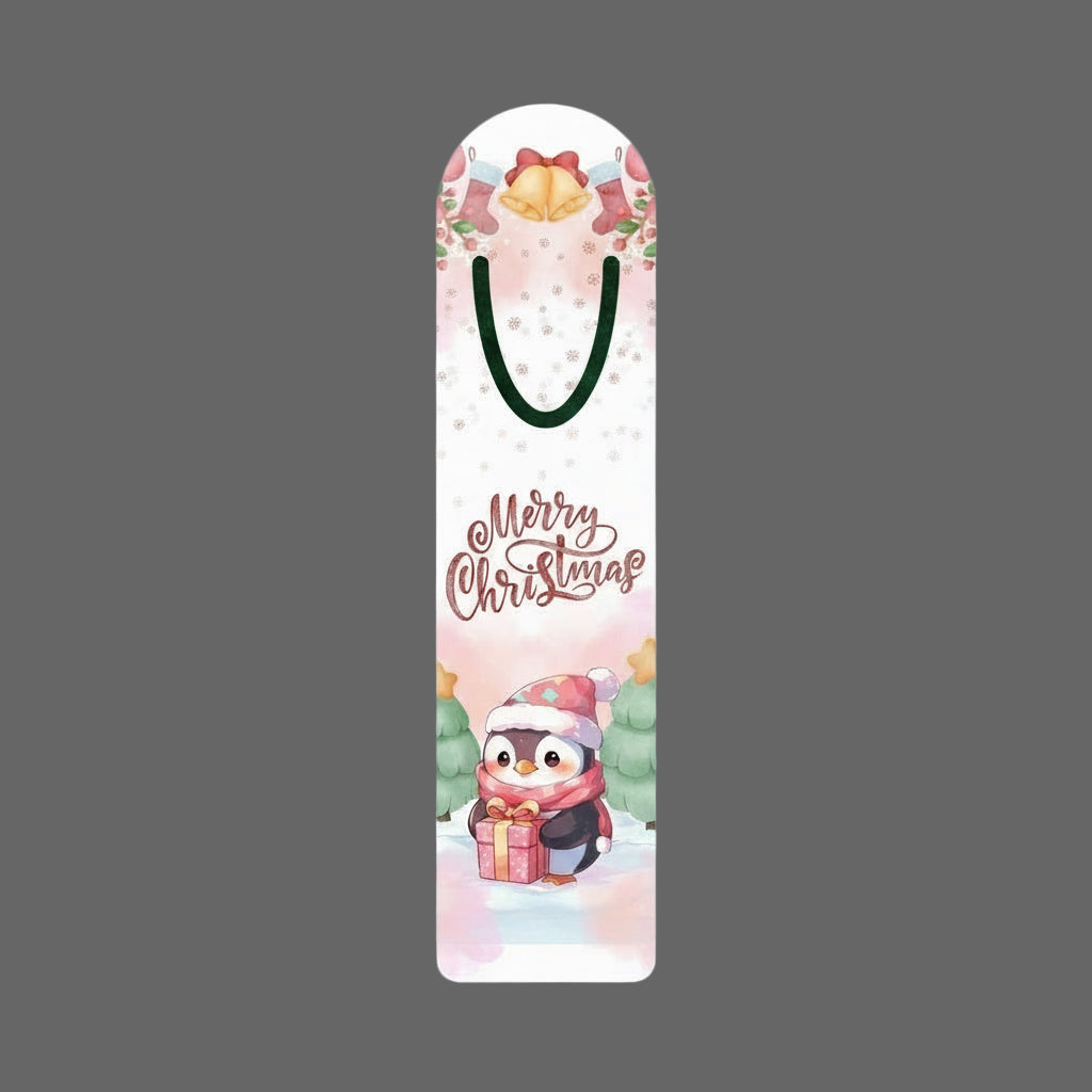 Christmas Penguin Bookmark