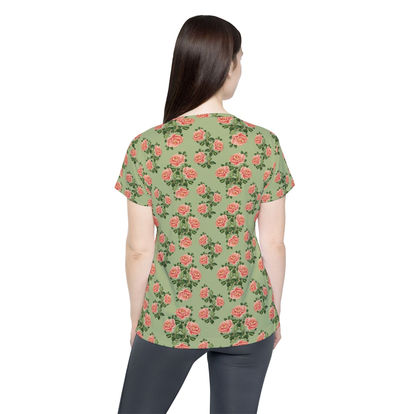 Floral Pink Rose Women's Tshirt