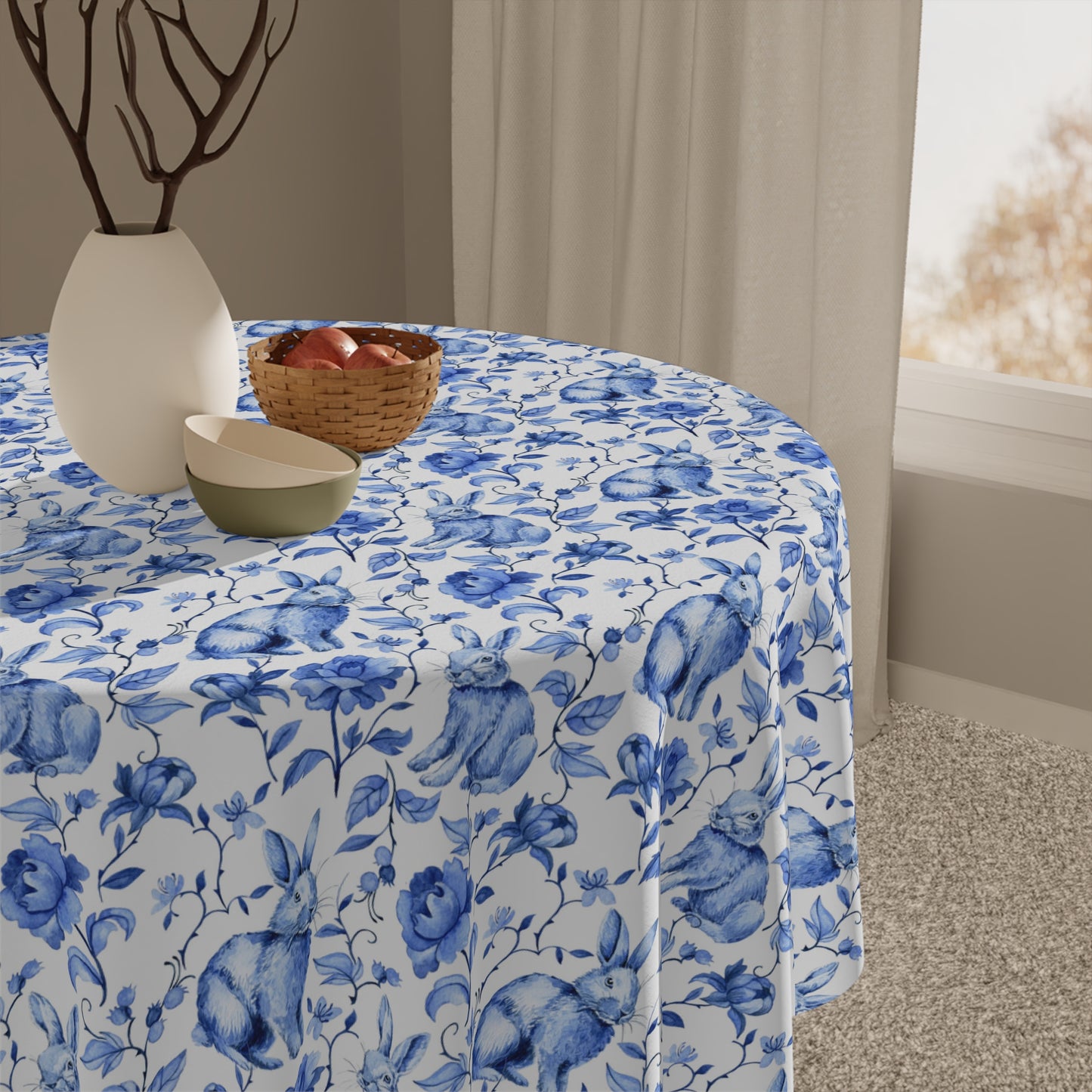 Easter Toile Tablecloth
