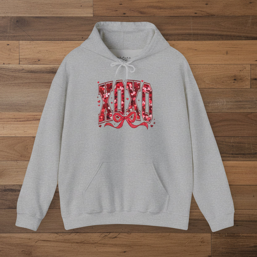 XOXO Valentine Bow Hoodie