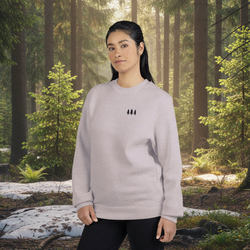 Pine Embroidered Crewneck Sweatshirt