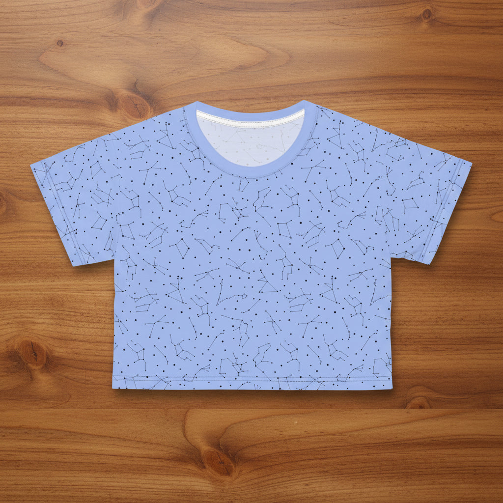 Constellation Crop Top T-Shirt