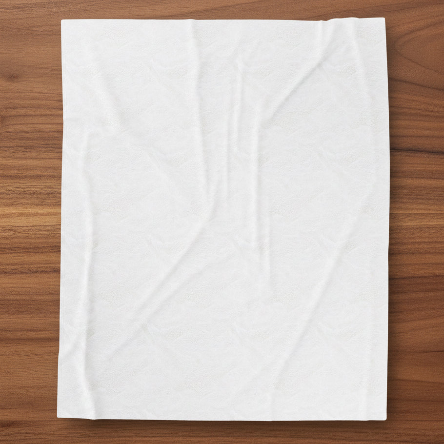 Sleepy Easter Bunny Velveteen Plush Blanket