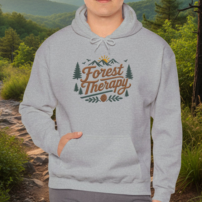 Forest Therapy Embriodered Hoodie