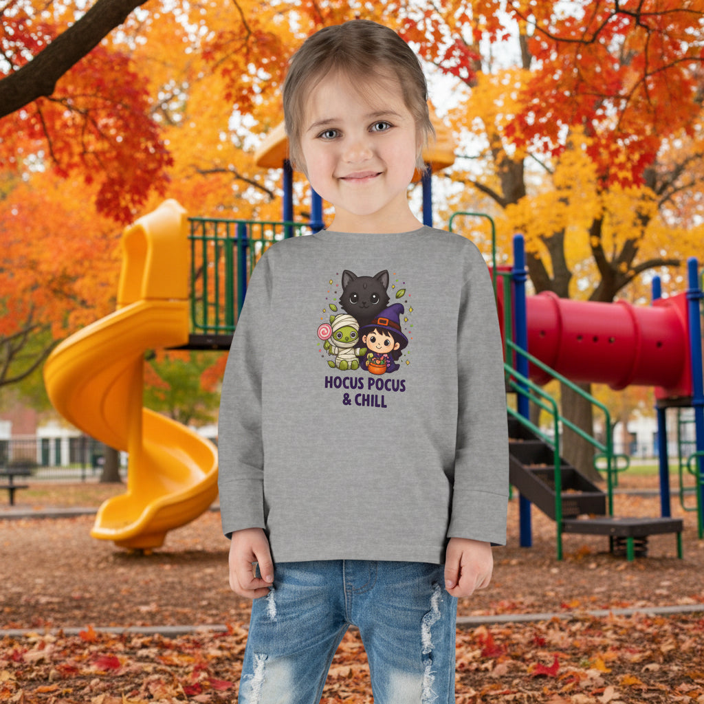 Hocus Pocus & Chill Toddler Long Sleeve T-shirt