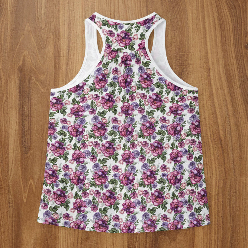 Watercolor Roses Tank Top
