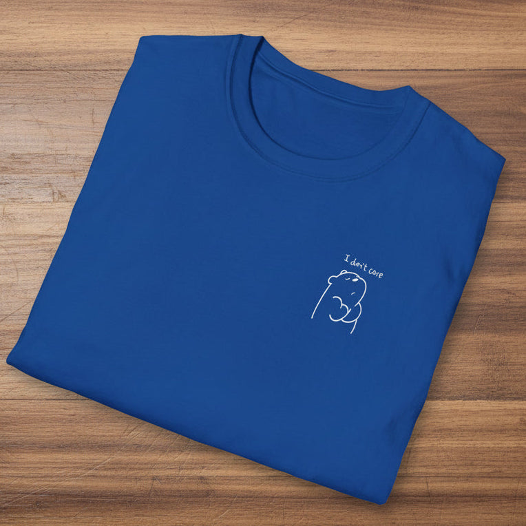 I Don’t Care Stubborn Bear T-Shirt