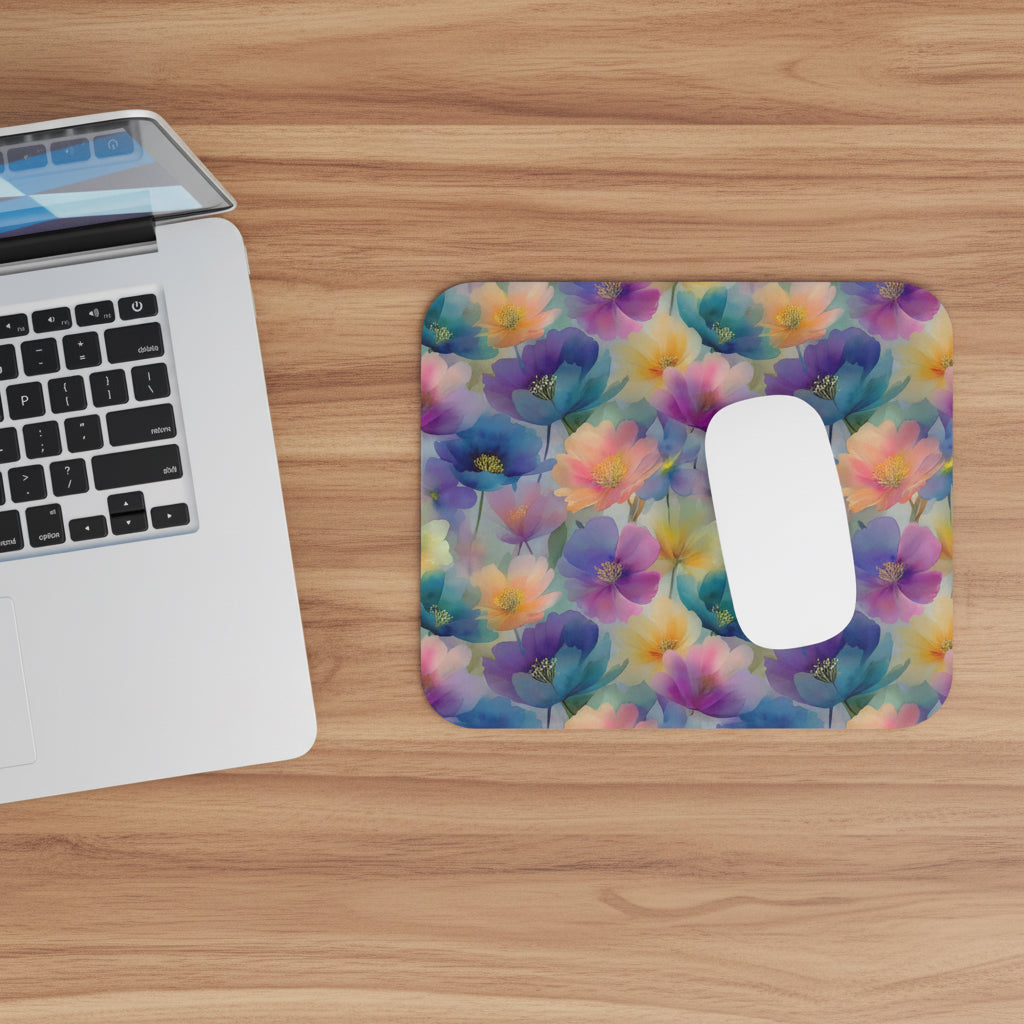 Floral Watercolor Mouse Pad