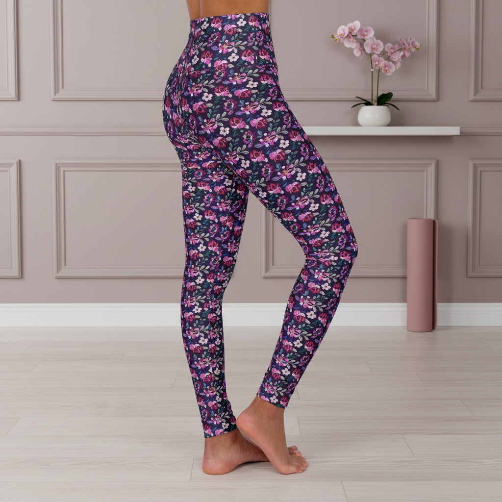 Floral Night Garden Leggings
