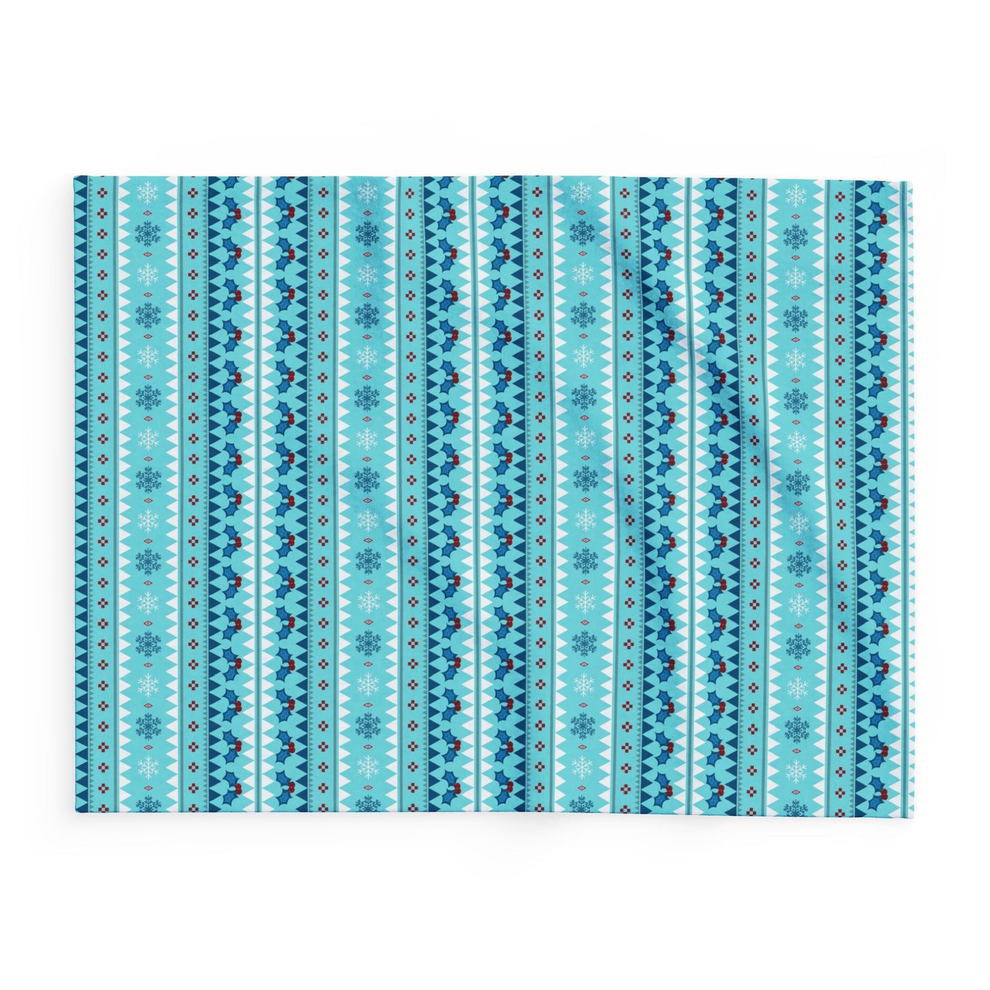 Arctic Snowfall Fleece Blanket