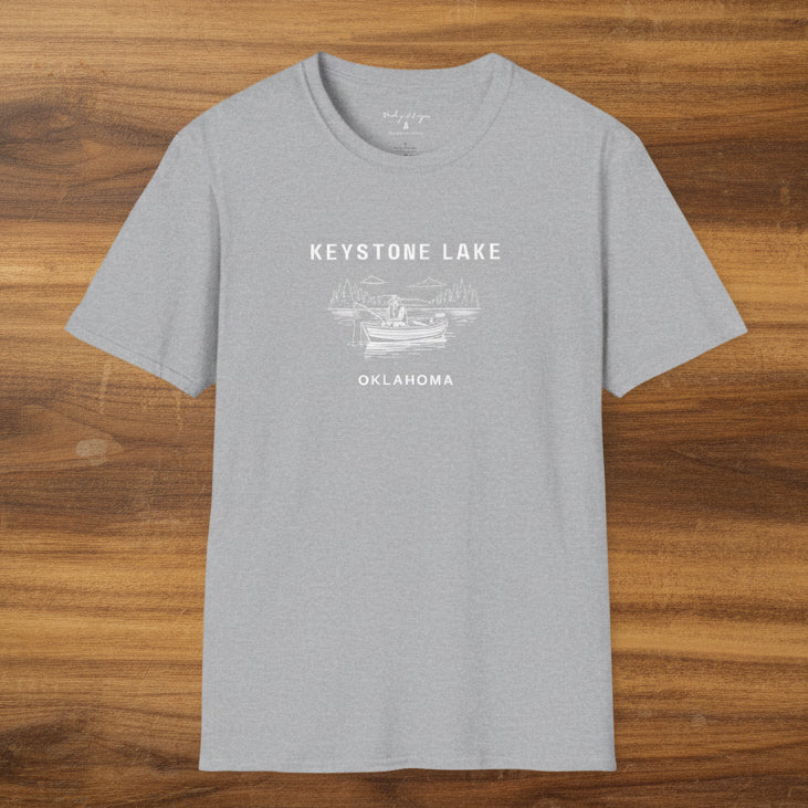Keystone Lake Oklahoma Soft Style T-Shirt