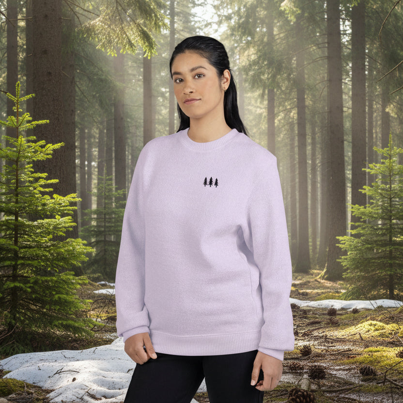 Pine Embroidered Crewneck Sweatshirt