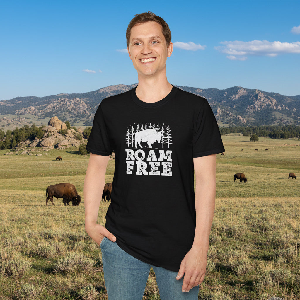 Roam Free Bison T-Shirt