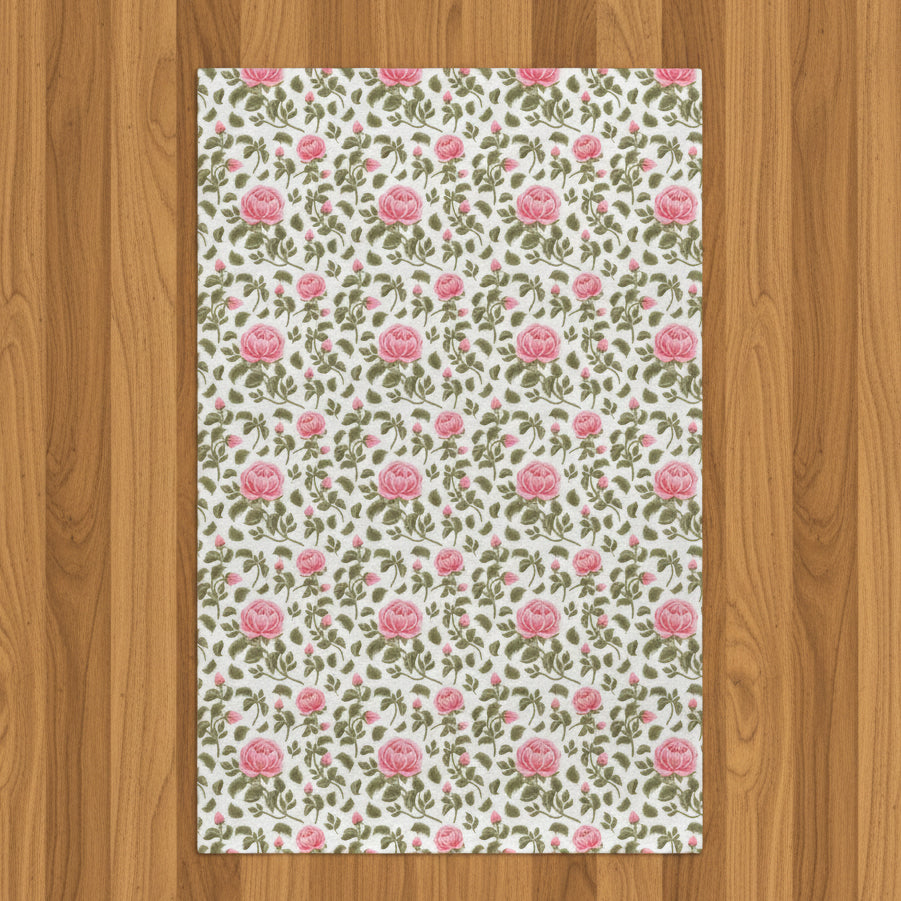 Vintage Roses Microfiber Kitchen Towel