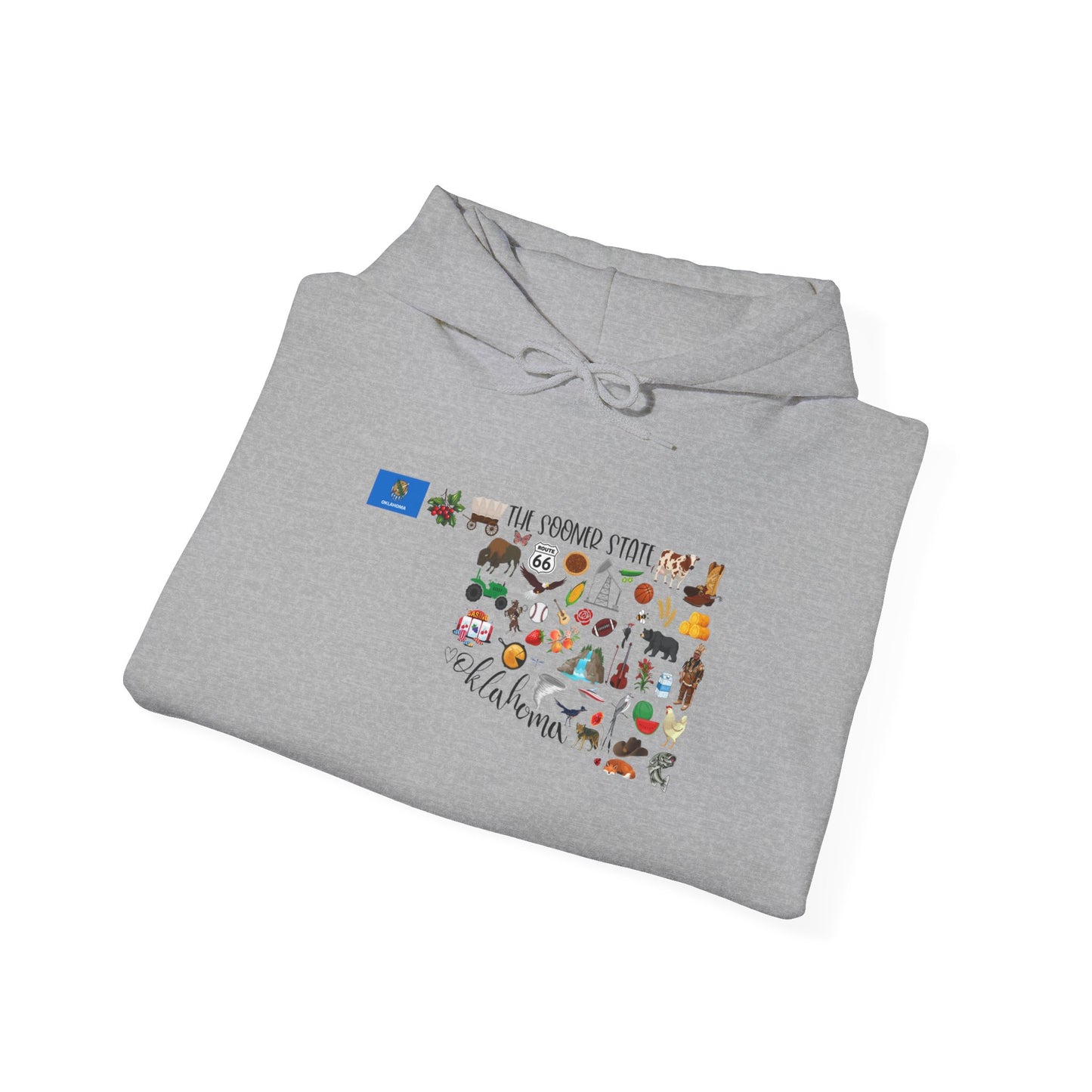Oklahoma Adventure Map Hoodie