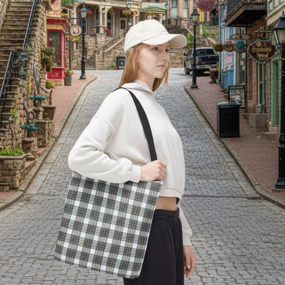 Dress Stewart Plaid Tote Bag