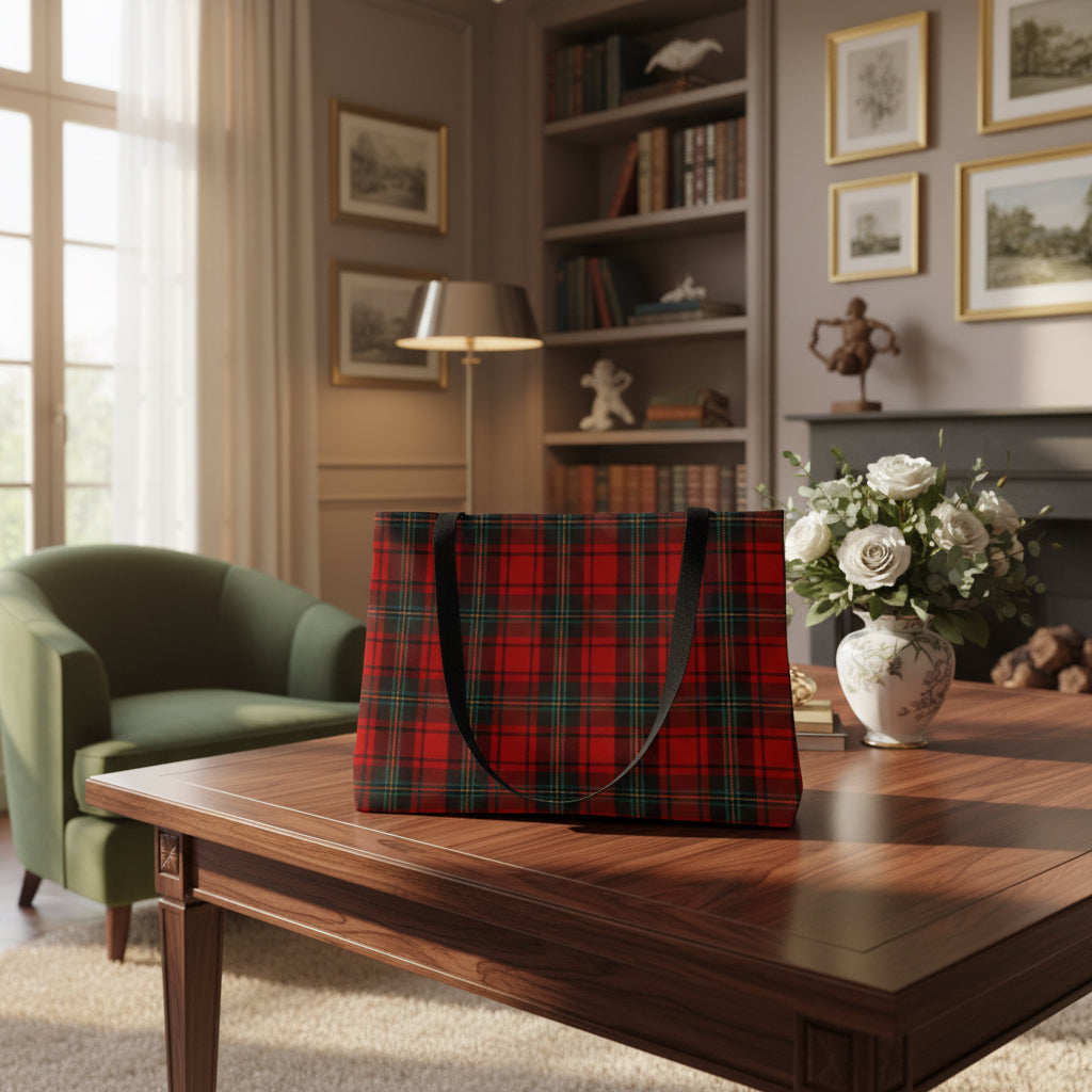 Classic Red Plaid Weekender Bag