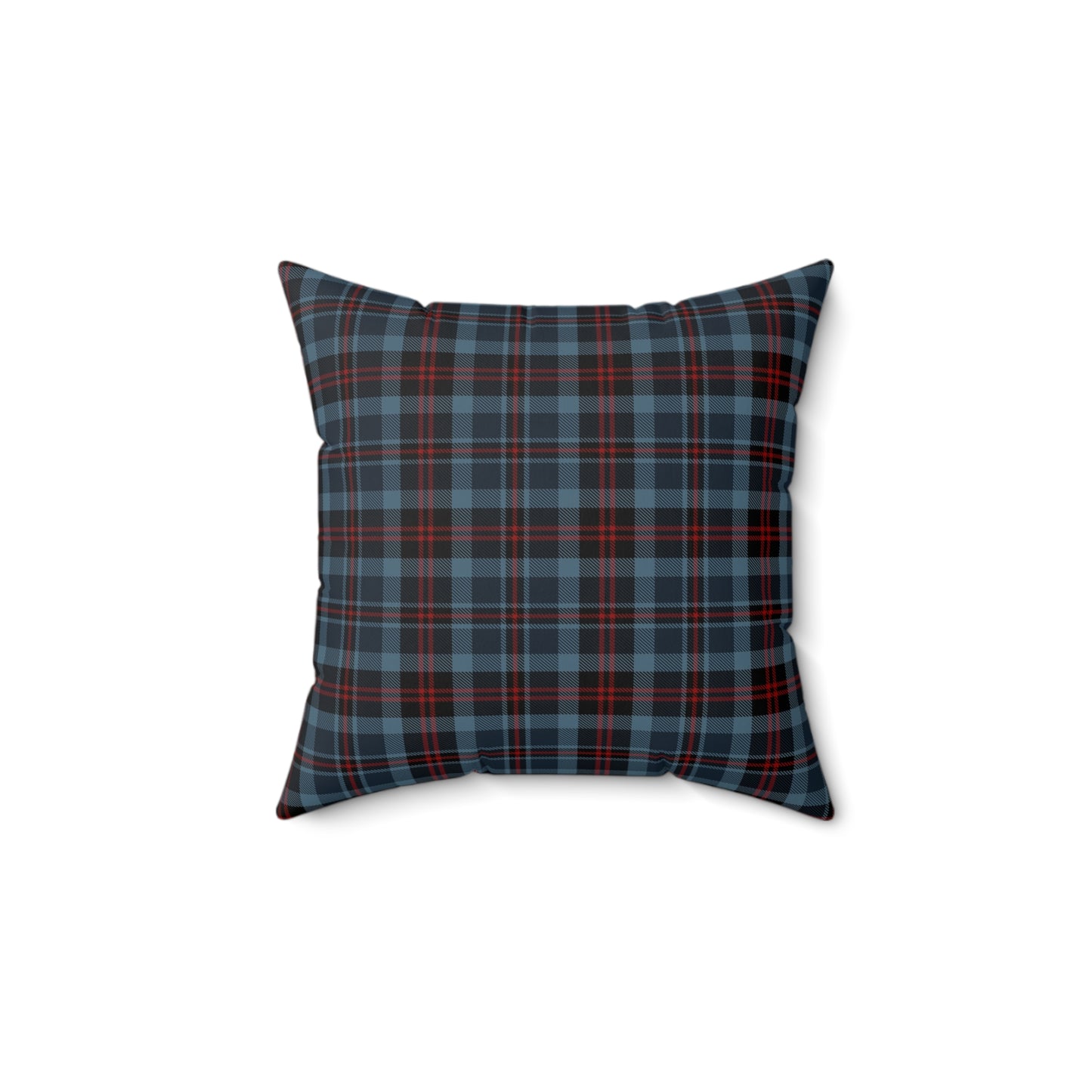 Highland Hearth Plaid Faux Suede Pillow