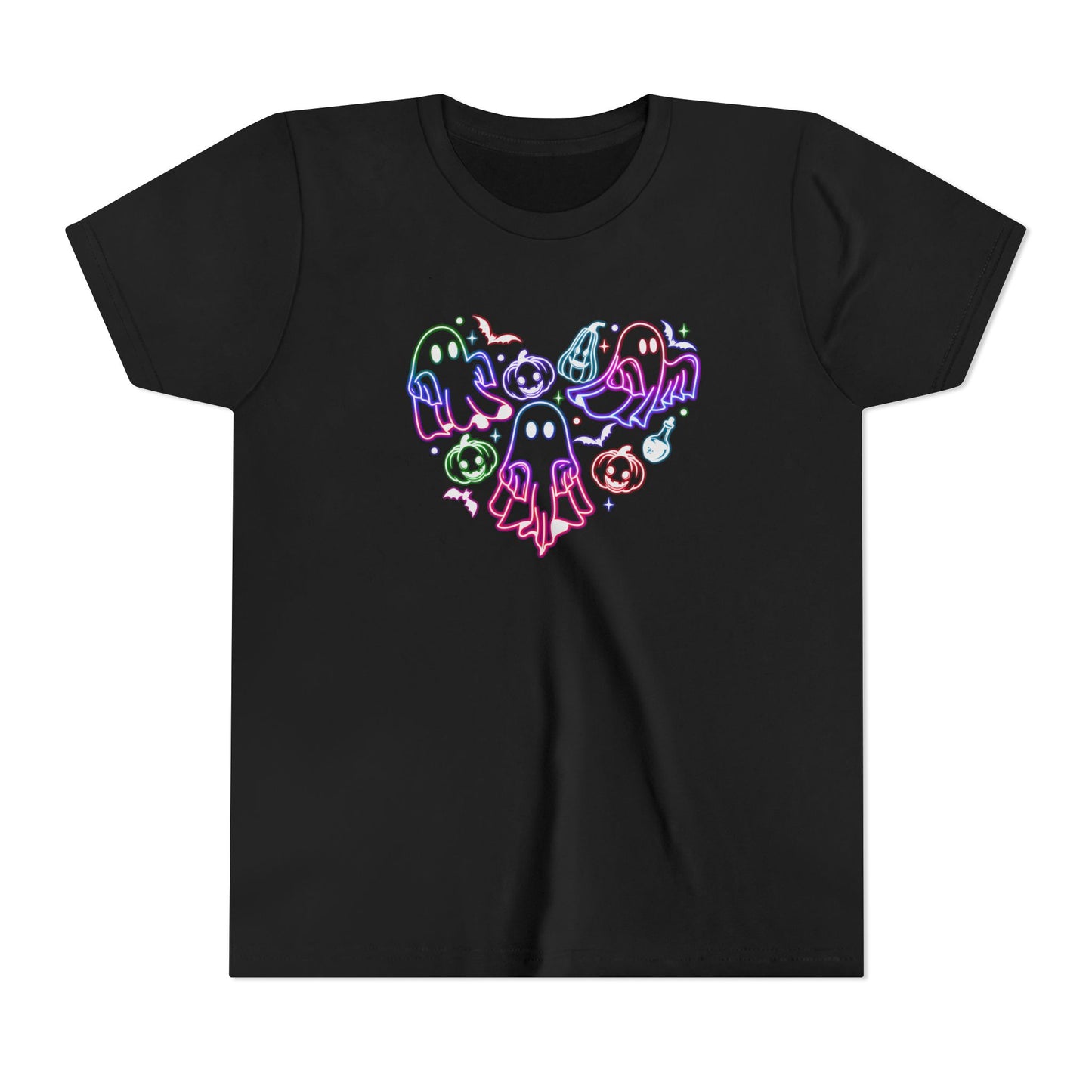 Neon Ghost Heart Youth T-Shirt