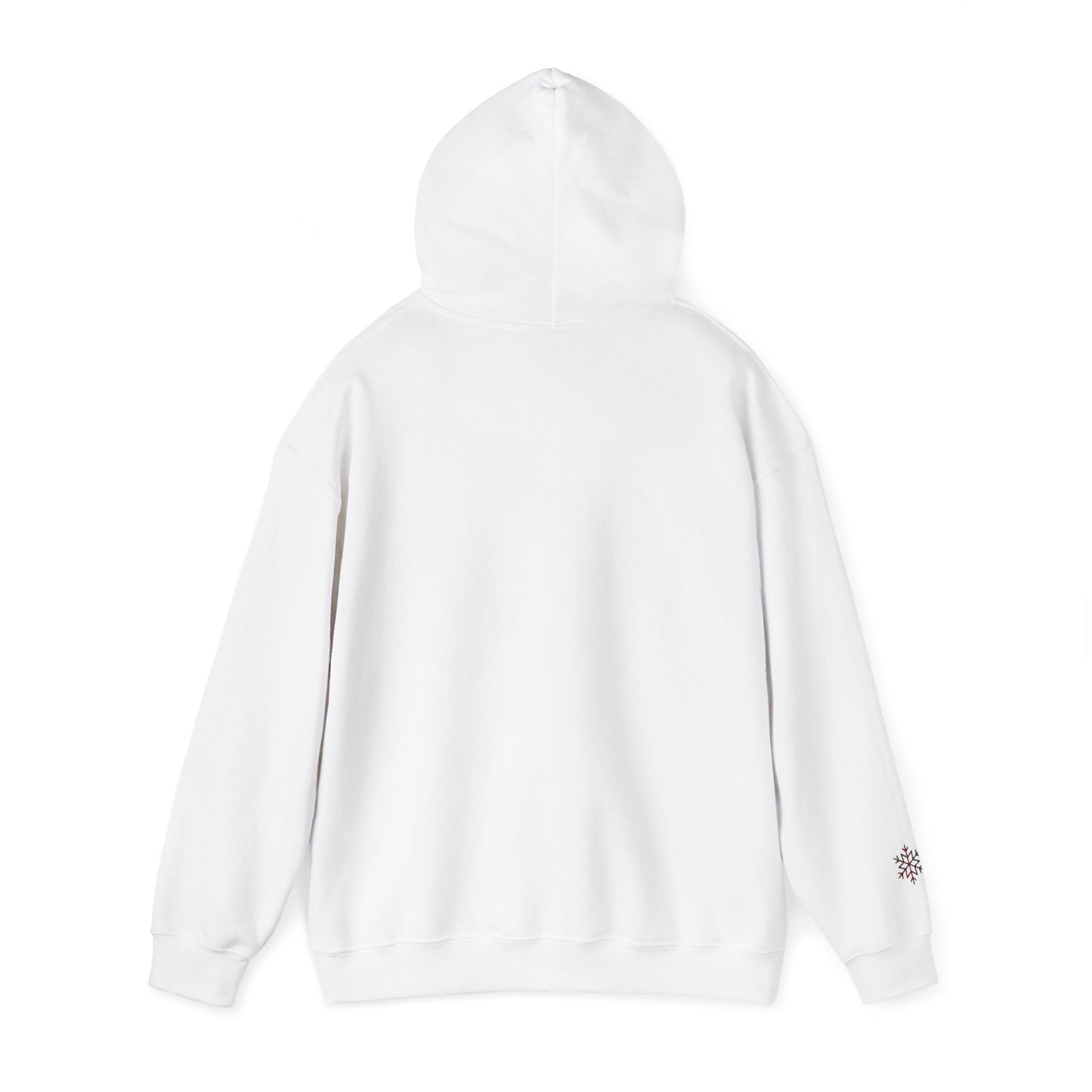 Christmas Crew Plaid Graphic Hoodie (with Snowflake Accent)