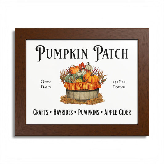 Pumpkin Patch – Autumn Harvest Wall Art