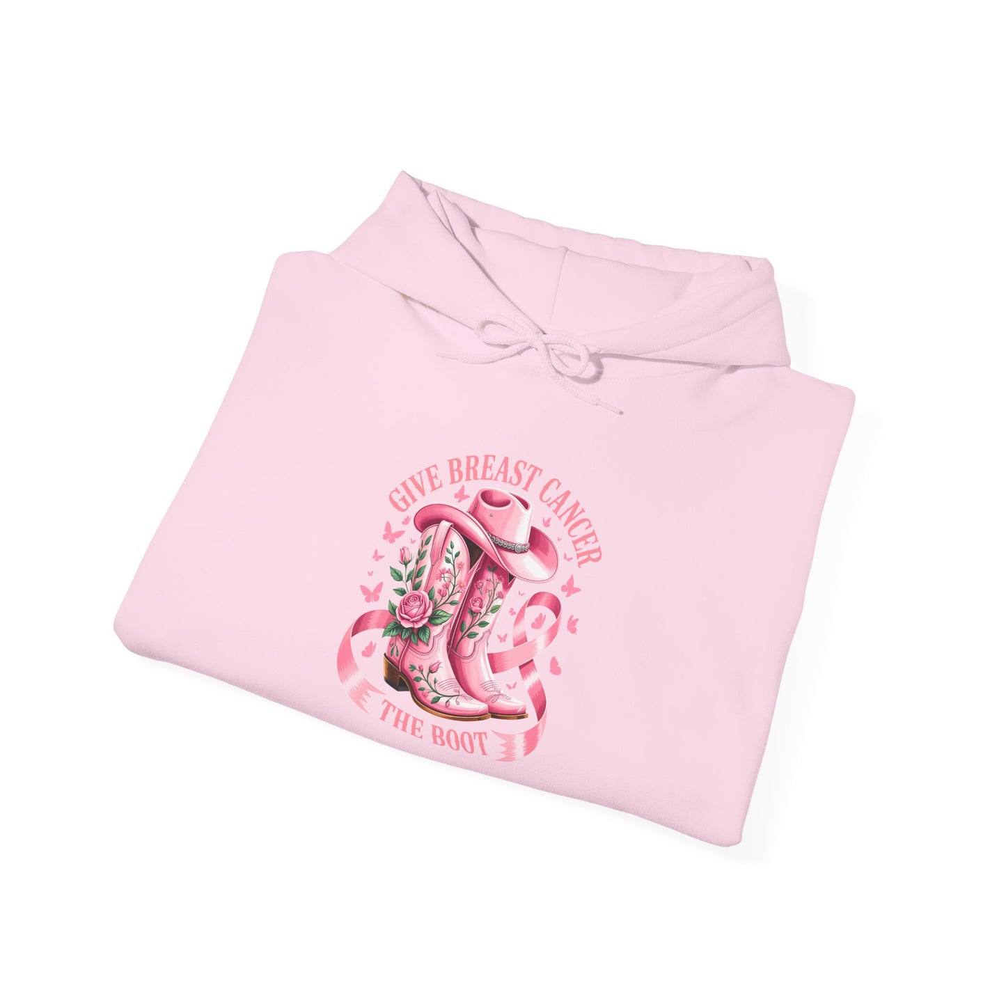 Give Cancer the Boot Adult Hoodie