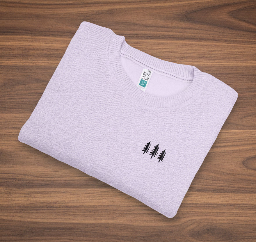 Pine Embroidered Crewneck Sweatshirt