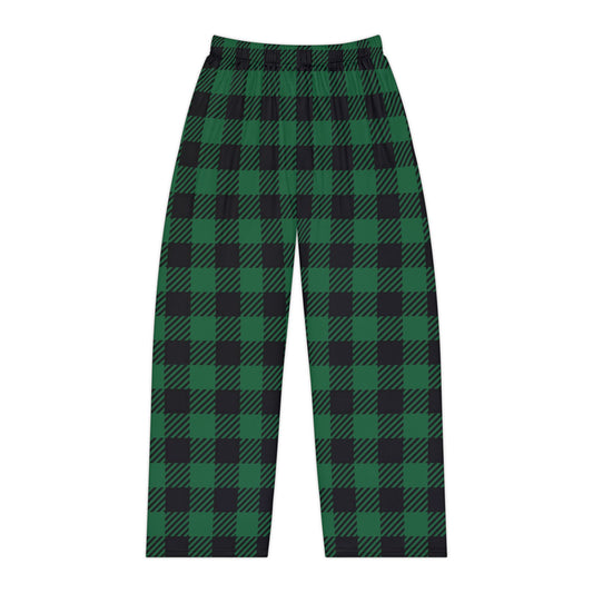 Women’s Green Buffalo Plaid Pajama Pants